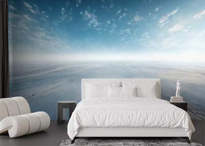 blue sky and clouds Wall mural