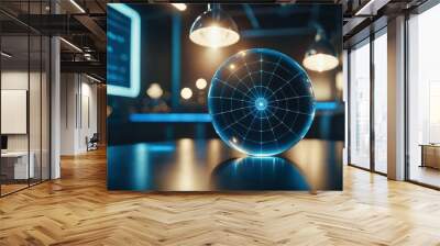 Concept of Future Materials Research Laboratory Wall mural