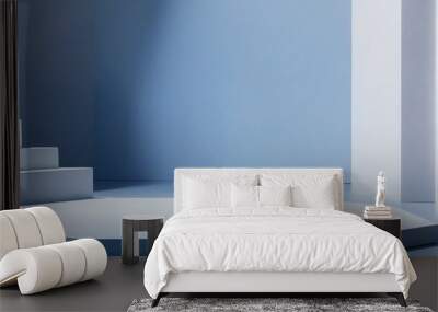 empty white room Wall mural