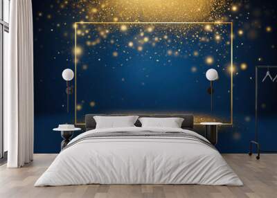 Gold element poster template Wall mural