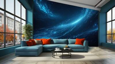 space background Wall mural