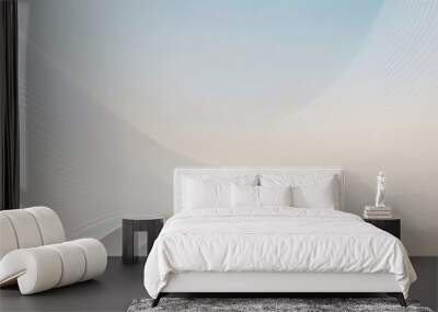 White tone creative abstract background Wall mural