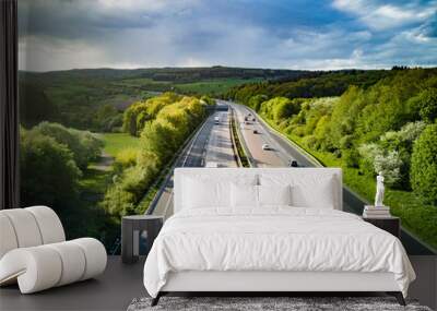 Highway in Germany Wall mural