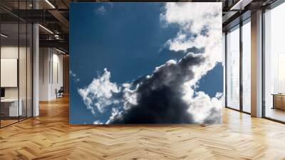 Thunderstorm clouds, weather concept Wall mural