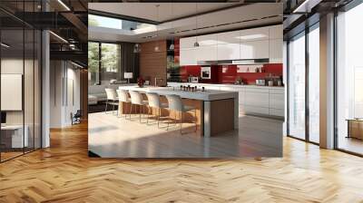 modern interior kitchen concept Wall mural