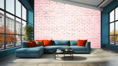 Valentine valentines day brick wall background	 Wall mural