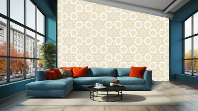 Line art pattern asian style banner background Wall mural