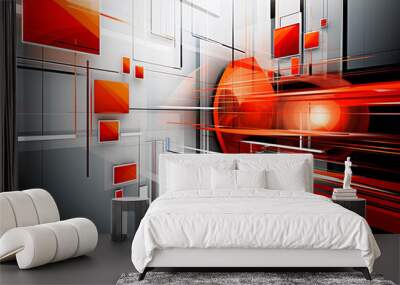 Futuristic Elegance Unleashed Bold Structural Designs in Motion Chronicles of RTX Realities A Visual Journey through Dynamic Background Magic Wall mural