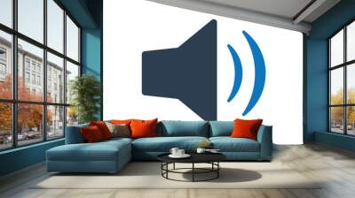 Volume up icon Wall mural