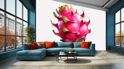 dragon fruit fruit icon isolated on transparentAi Generative Wall mural