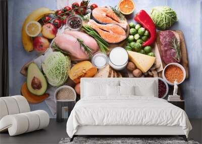 Balanced diet Wall mural