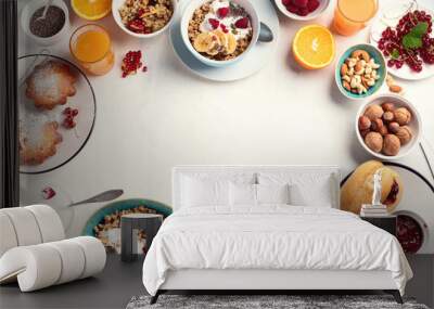 Breakfast table Wall mural