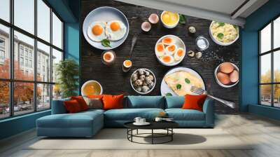 Different Ways to Cook Eggs Wall mural