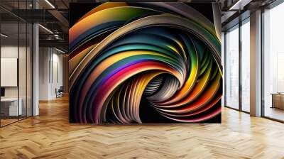 abstract, geometry, lines, drawing Wall mural