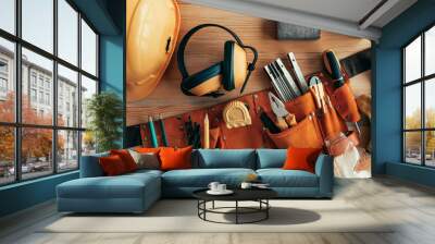 Professional handyman tool belt Wall mural