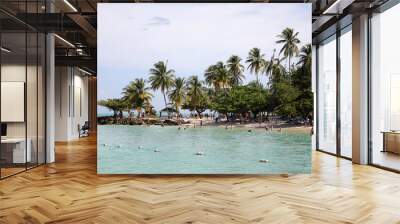 Traumhafter karibischer Strand (Tobago) Wall mural