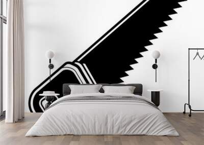 saw vector Wall mural