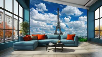 Eiffel tower in Paris. Wall mural