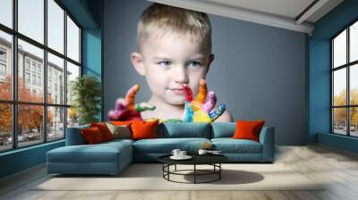 Kid s Hands Wall mural