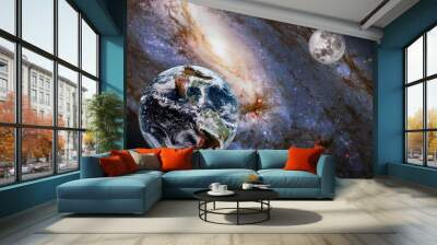 Earth - High resolution beautiful art presents planet of the solar system. This image elements furnished by NASA Wall mural