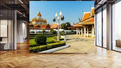 Loha Prasat of Wat Ratchanadda, Bangkok Wall mural