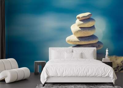 Balance spa wellness concept Wall mural