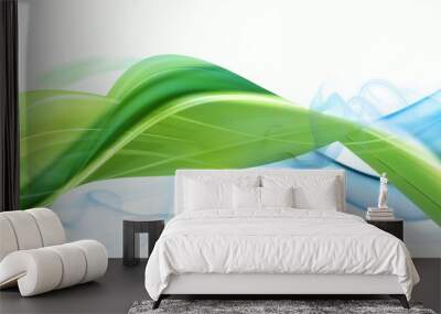 Wave and Smoke Background Wall mural