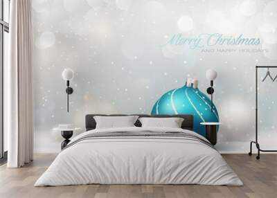 Elegant Christmas Background. Vector Illustration Wall mural