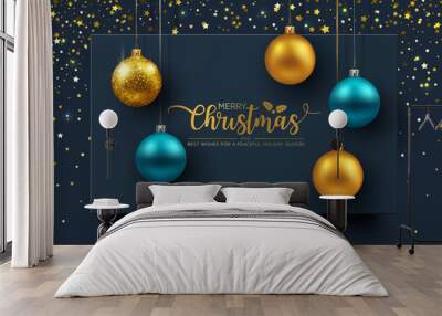 Holiday Greeting Card Wall mural