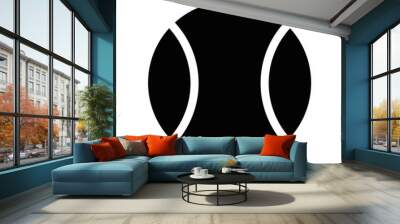 Tennis ball symbol Wall mural