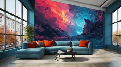 Abstract Background Wall mural