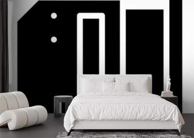 cd player glyph  Wall mural