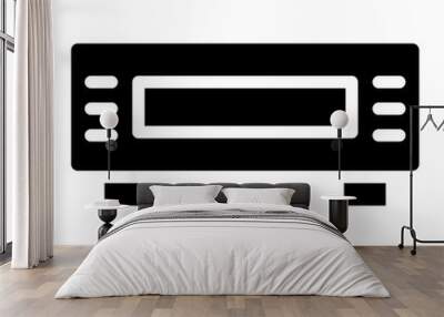 cd player glyph  Wall mural