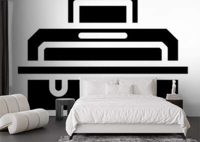 tool carrier glyph  Wall mural