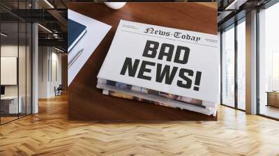 Bad news Wall mural