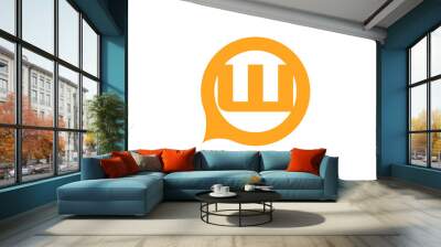 Letter w logo icon design template elements
 Wall mural