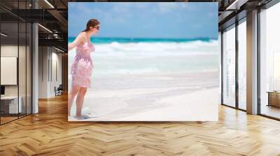 Mother and daughter on vacation Wall mural