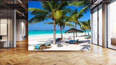 Perfect tropical beach Wall mural