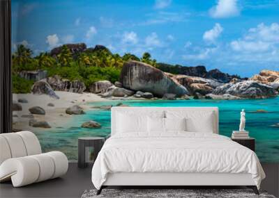 Picture perfect beach at Caribbean Wall mural