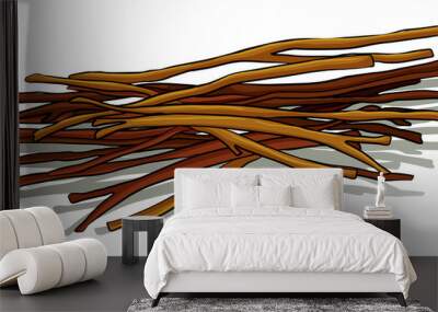 Sticks Wall mural