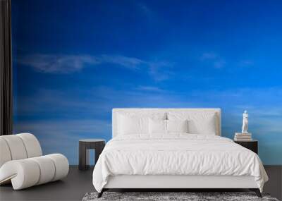 blue sky with clouds. Wall mural