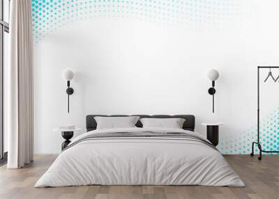 Background with halftone effect Wall mural