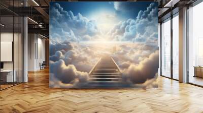 recreation of stairway in the heaven Wall mural