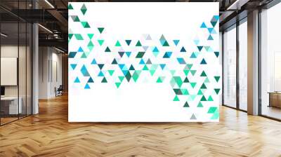 Low Poly triangular - vector illustration Wall mural