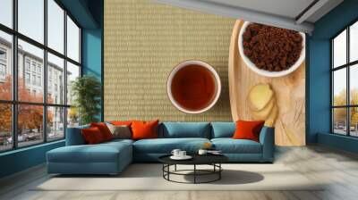 Ginger tea Wall mural