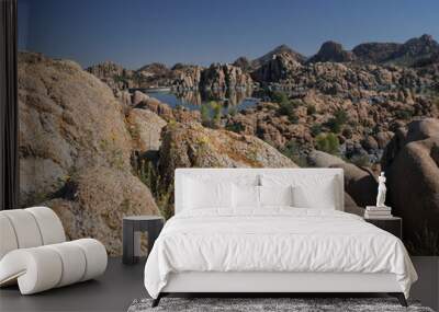 rocks and mountains Wall mural