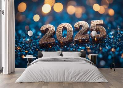 Happy new year 2025 Wall mural