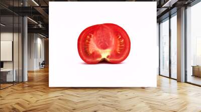 Natural Organic Sliced Tomato. Organic food. Wall mural