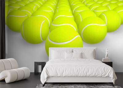 An army of Tennis Balls Wall mural