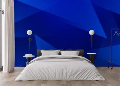 Abstract blue gradient background Wall mural